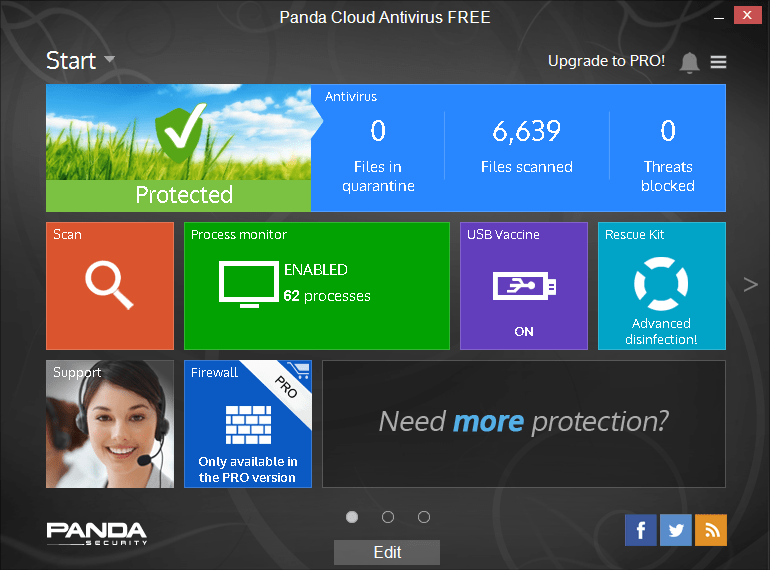 Panda Security Cloud Antivirus Free (рекомендуется)
